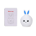 Squishy Colour Changing Rechargeable Silicone Lamp - Rabbit