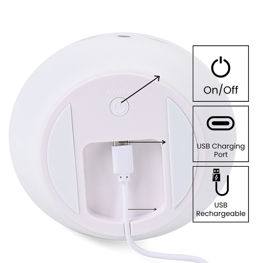 Squishy Colour Changing Rechargeable Silicone Lamp - Rabbit