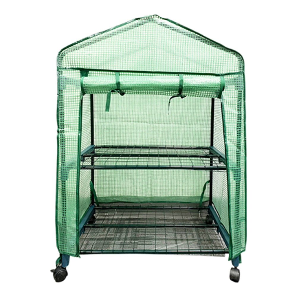 St Helens 2 Tier Grow House (Size 93x69x49 cm) - Green
