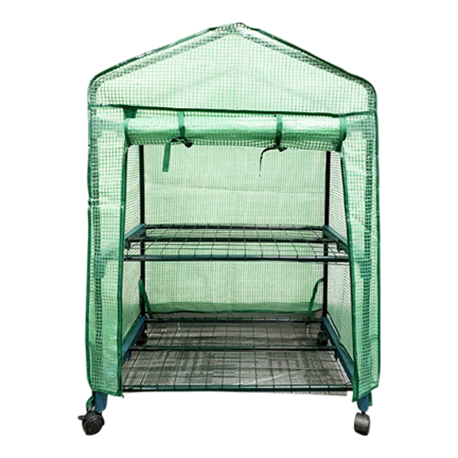 St Helens 2 Tier Grow House (Size 93x69x49 cm) - Green