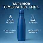 Stay Hydrated with HD Water Bottle (500ml) - Navy Blue