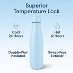 Stay Hydrated with HD Water Bottle (500ml) - Sky Blue