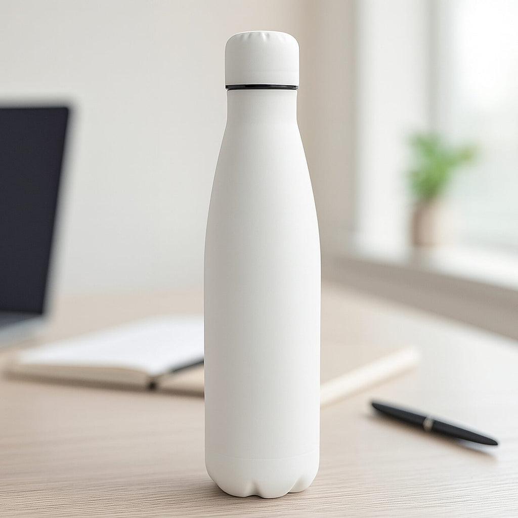 Stay Hydrated with HD Water Bottle (500ml) - White