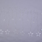 Star Inspired LED Curtain String Light with USB Cable or Battery Compartment (Requires 3AA Batteries not Incld) (Size 350x85Cm)