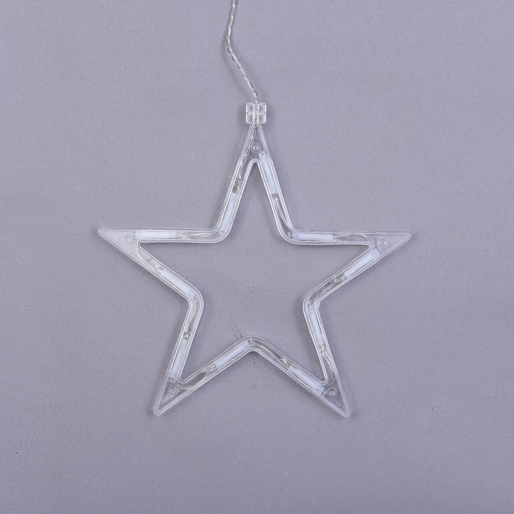 Star Inspired LED Curtain String Light with USB Cable or Battery Compartment (Requires 3AA Batteries not Incld) (Size 350x85Cm)