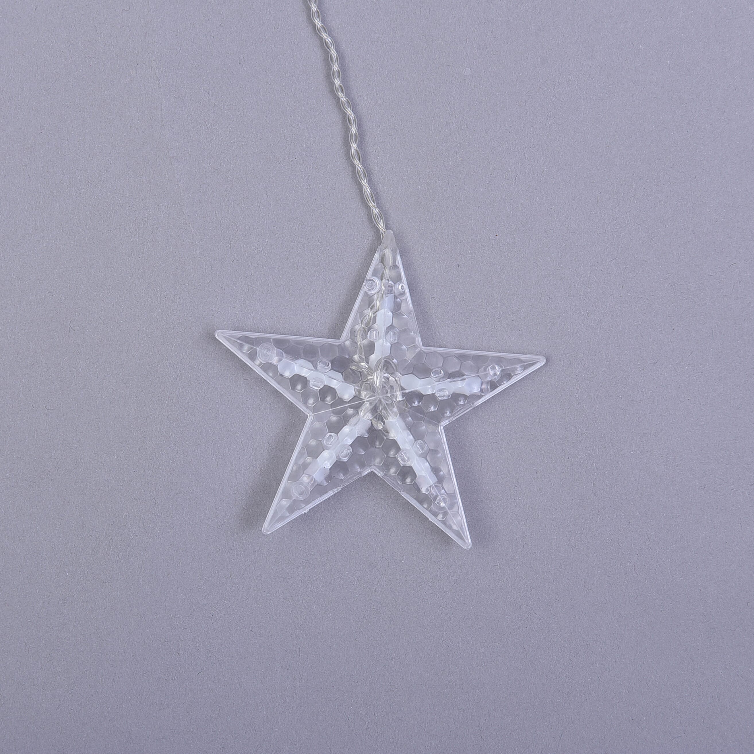 Star Inspired LED Curtain String Light with USB Cable or Battery Compartment (Requires 3AA Batteries not Incld) (Size 350x85Cm)