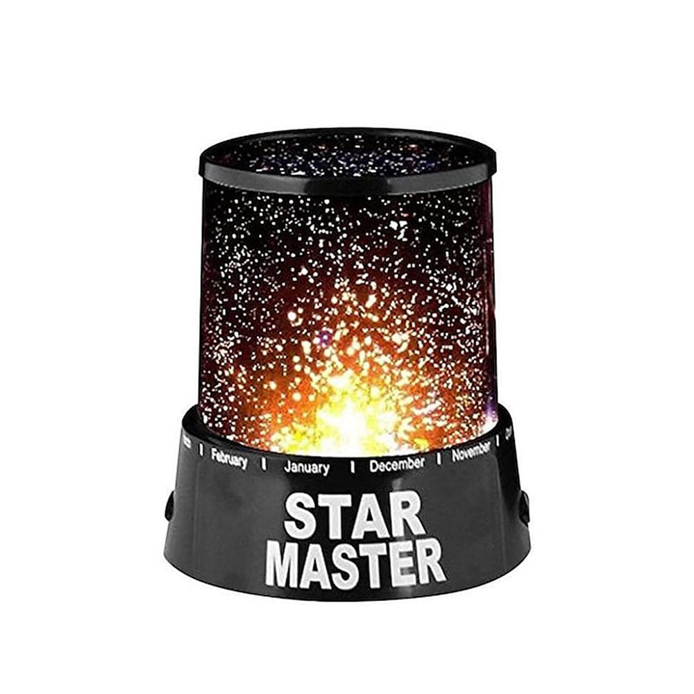 Star Projector Night Light - Black