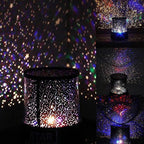 Star Projector Night Light - Black