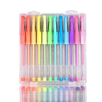 60 Pack Gel Pens Set with Storage Box for Colouring Books Drawing, Penting - Writing - Multi