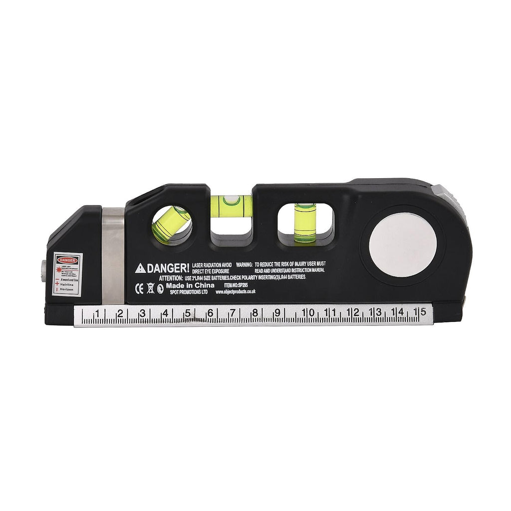Multipurpose Laser Level Kit (3xLR44 Batteries Required, Inc.) - Black