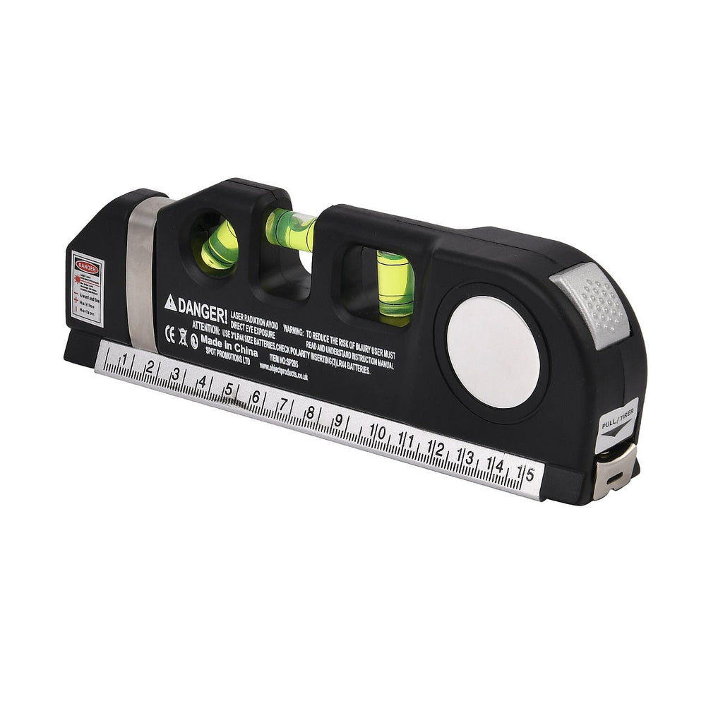 Multipurpose Laser Level Kit (3xLR44 Batteries Required, Inc.) - Black