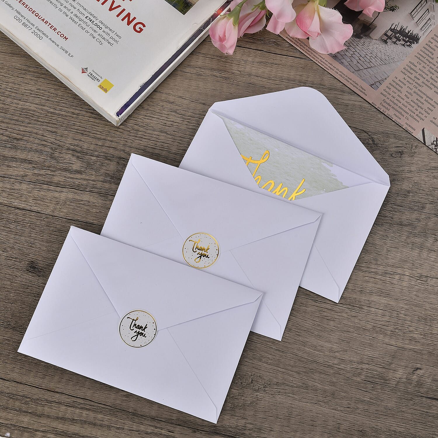 Set of 48 Pieces Thank You Card - Multi