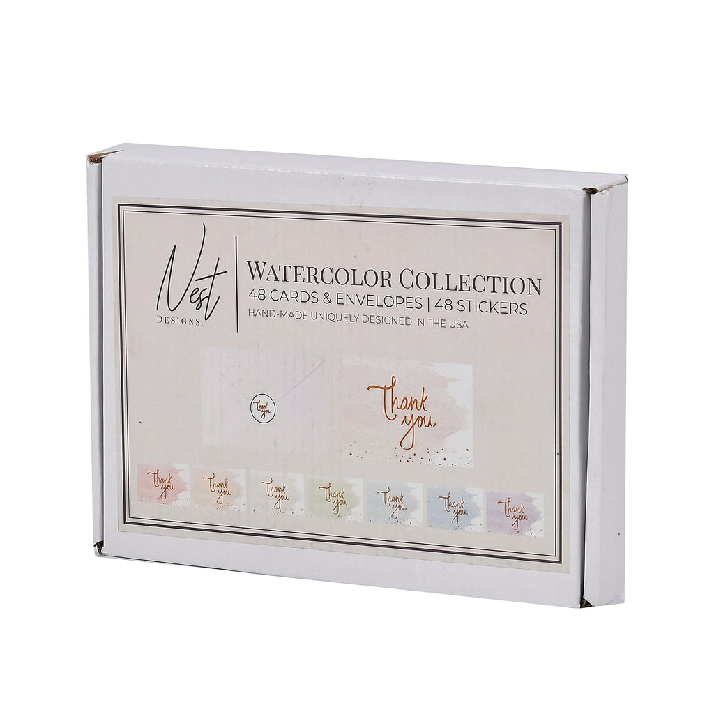 Set of 48 Pieces Thank You Card - Multi