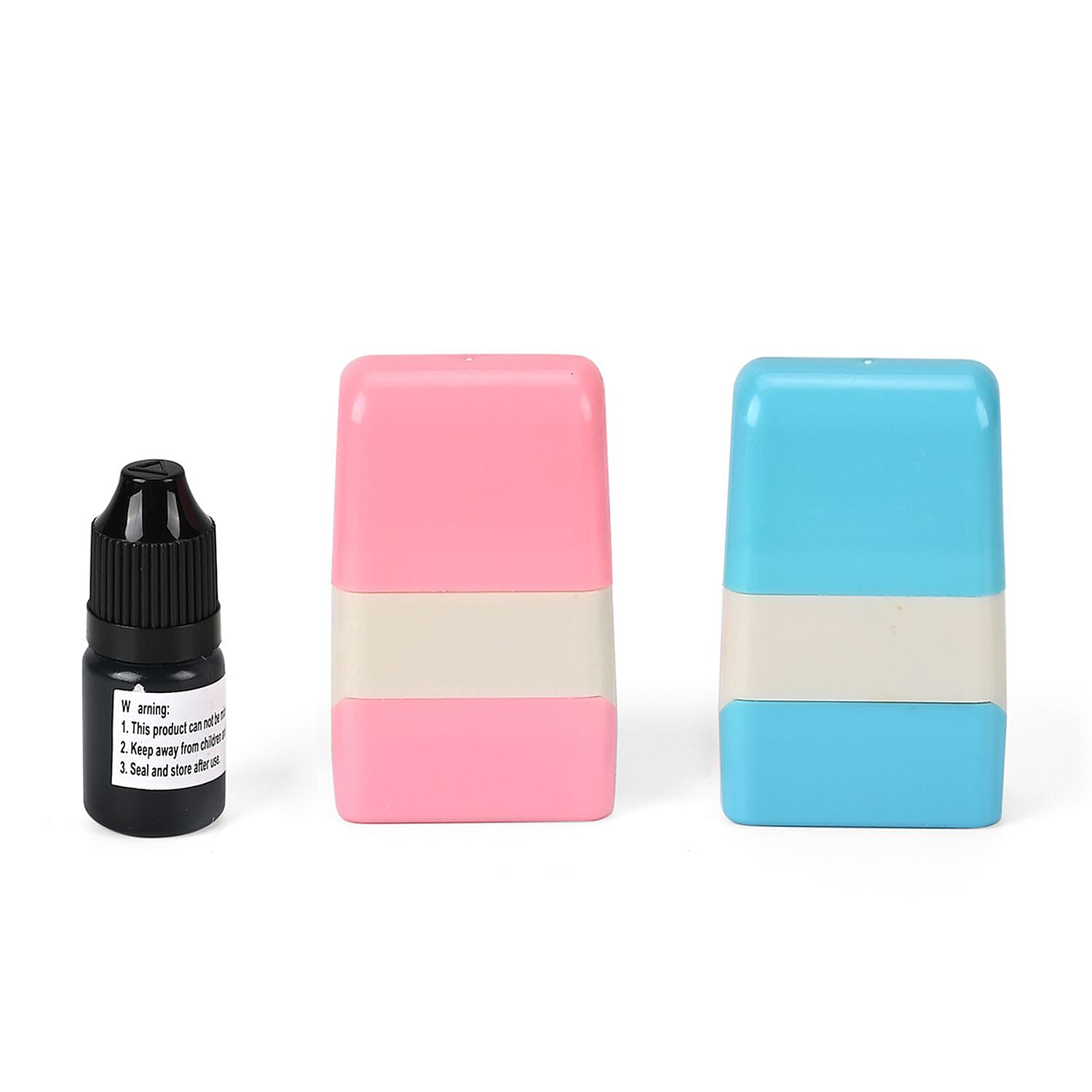 Set of 2  Advanced ID Stamp Roller with Spa - Pink & Blue