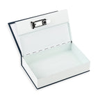 Hidden Dictionary Book Safe - Steel Security Box (235x155x55mm) - Blue - White