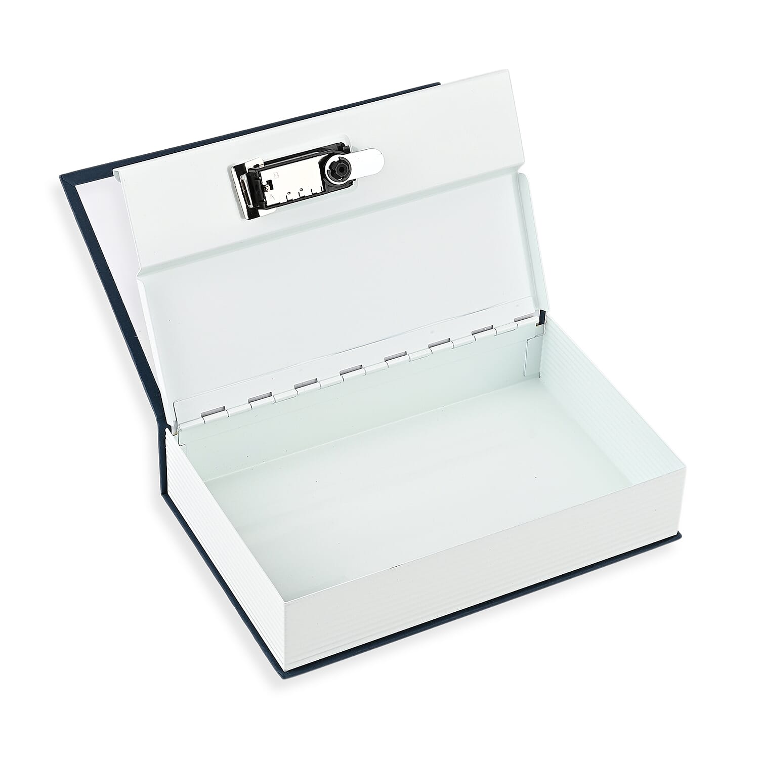 Hidden Dictionary Book Safe - Steel Security Box (235x155x55mm) - Blue - White