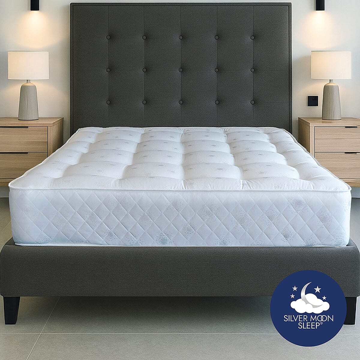 Luxury Redefined - The Silver Moon Luna Pocket  Mattress - Super King (180 x 200 CM)