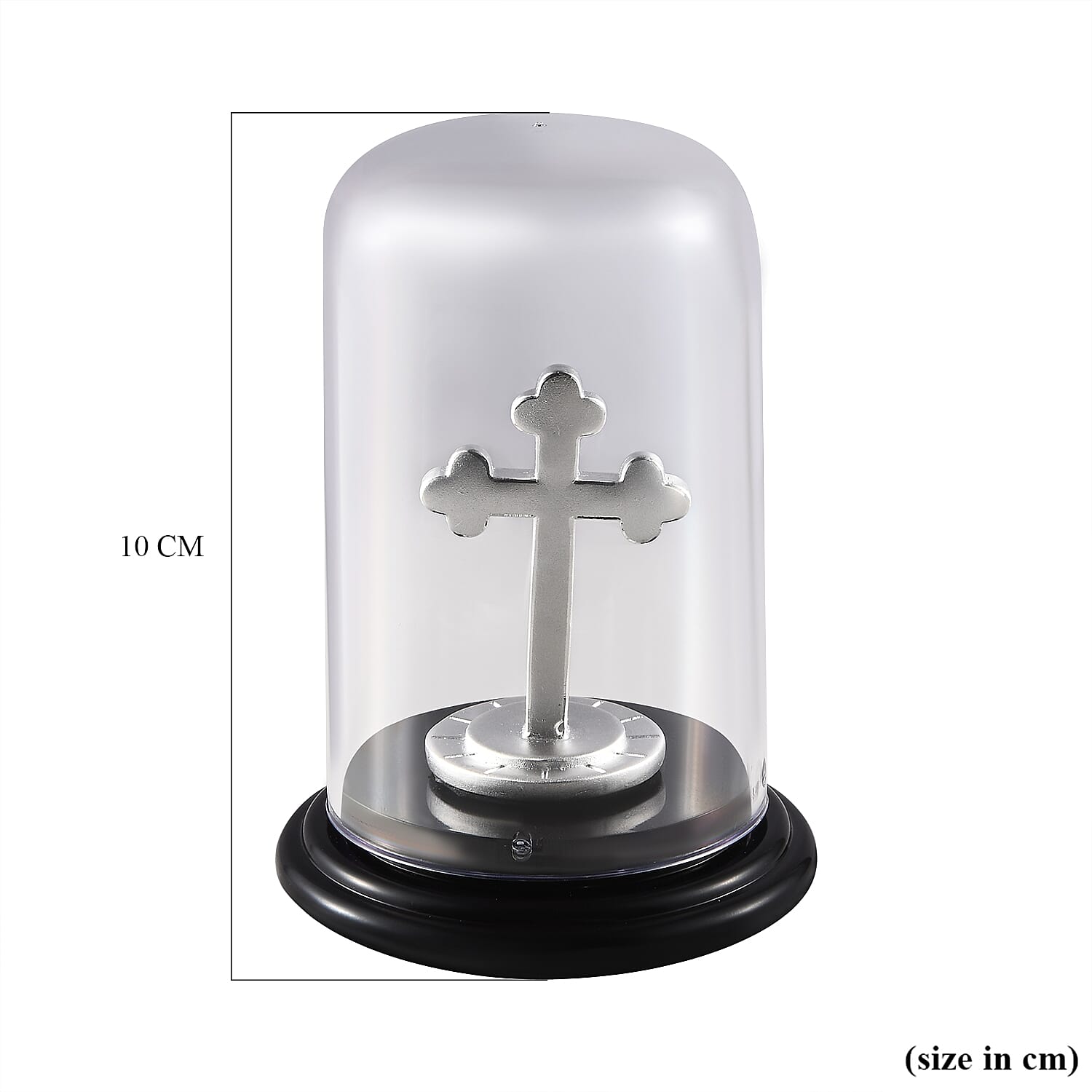 Vicenza Closeout - 99.9 % Pure Silver Cross Decor Ornament
