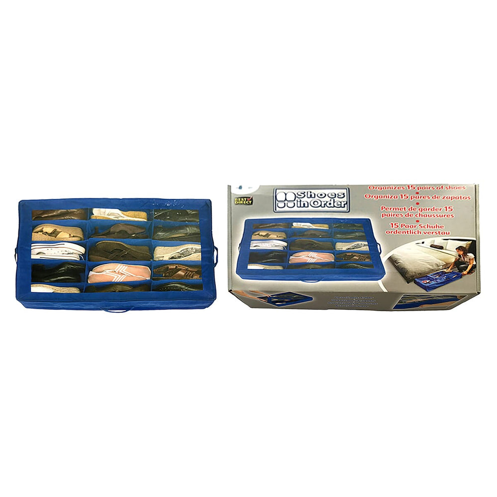 Shoe Organiser (Size 88x58x15 cm) - Blue