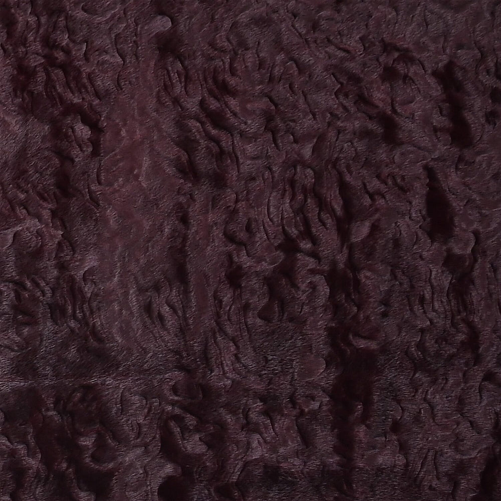 THE OPULENT LUXURY - HUSH HAVEN Ultra Soft - Warm Sumptuous Double Layer Sherpa Faux Fur Blanket 680 GSM (180 x 150 cm) - Dark Wine