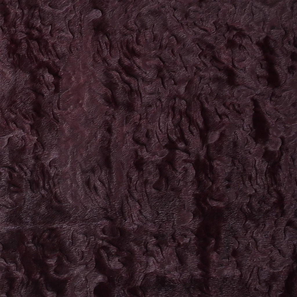THE OPULENT LUXURY - HUSH HAVEN Ultra Soft - Warm Sumptuous Double Layer Sherpa Faux Fur Blanket 680 GSM (180 x 150 cm) - Dark Wine