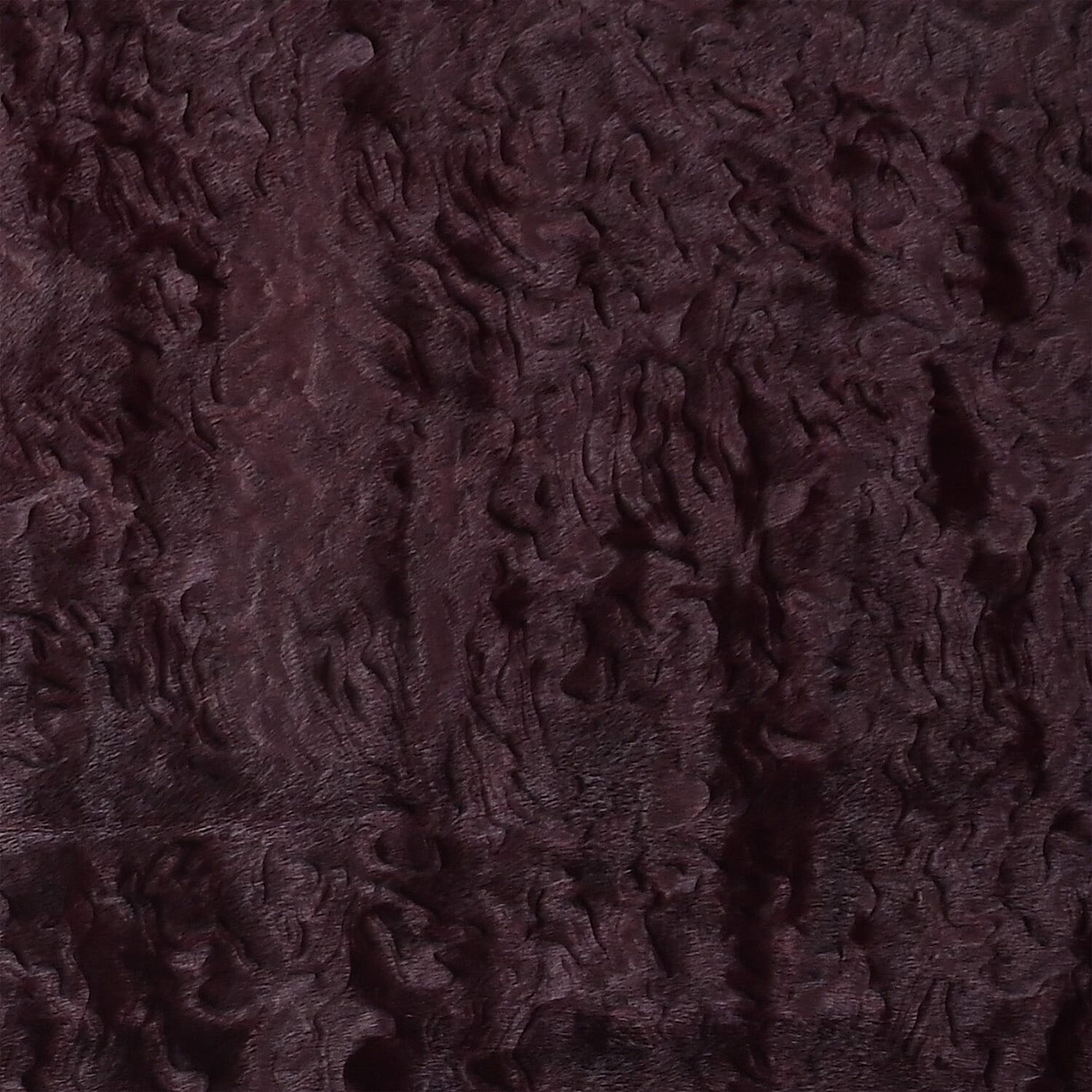 THE OPULENT LUXURY - HUSH HAVEN Ultra Soft - Warm Sumptuous Double Layer Sherpa Faux Fur Blanket 680 GSM (180 x 150 cm) - Dark Wine