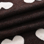 Styled By Heart Pattern Tassel Scarf (Size 200 X 30Cm) - Brown - White