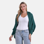 Styled by Oversized Batwing Sleeve Cardigan (One Size) - Light Peach