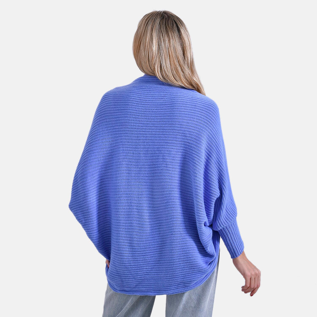 Styled by Oversized Batwing Sleeve Cardigan (One Size) - Light Peach