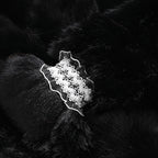 Faux Fur Scarf - Hat Two-Piece Set (One Size) - Black