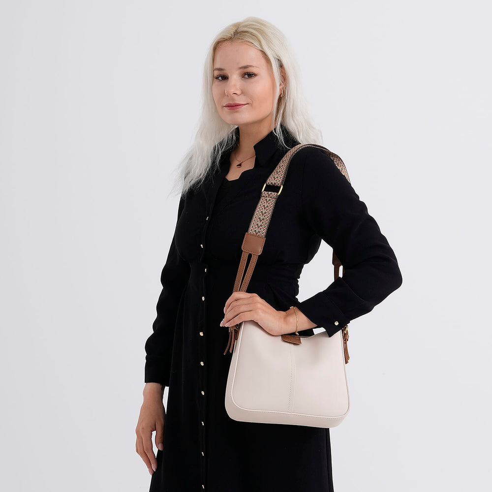 Styled By Crossbody Sling Bag - Off White