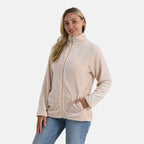 Styled By Faux Fur Coat (Size M) - Beige