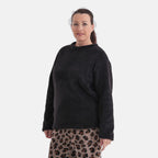 Styled By- Set of 2 - Long Sleeve Top - Leopard Print Pyjama Set (Size - S-M) - Black - Brown