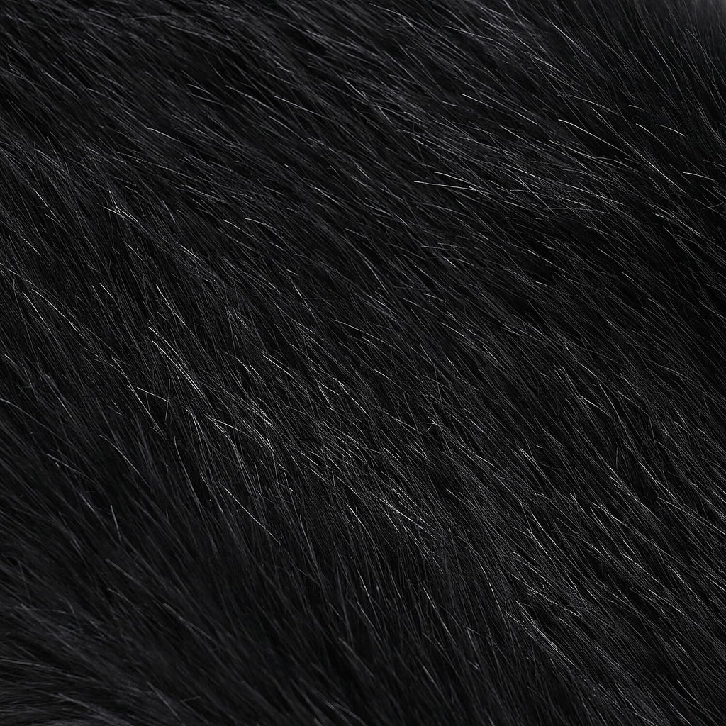 Styled By Faux fur Scarf (One Size) - Black