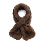 Styled By Faux fur Scarf (One Size)- Light Brown