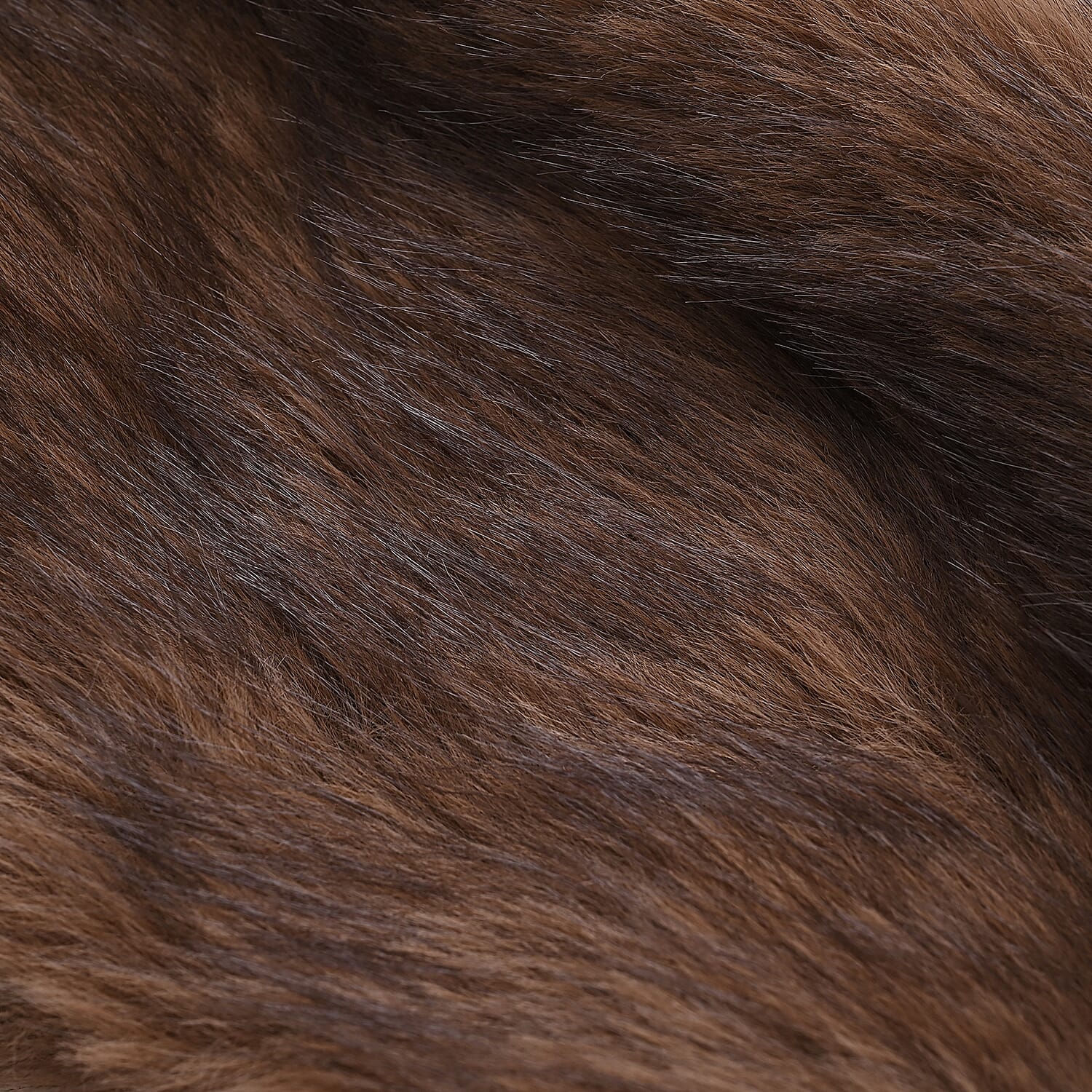 Styled By Faux fur Scarf (One Size)- Light Brown