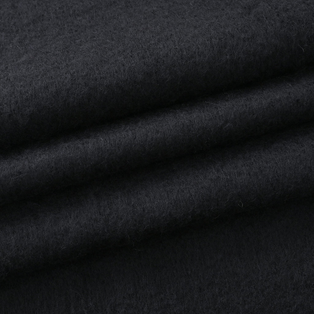 Styled By Soft Scarf with Fringes (180 x 35 Cm) - Black