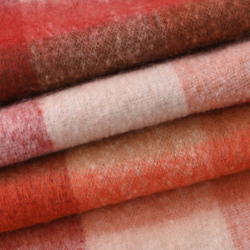 Styled By Printed Scarf (Size - One Size) - Red