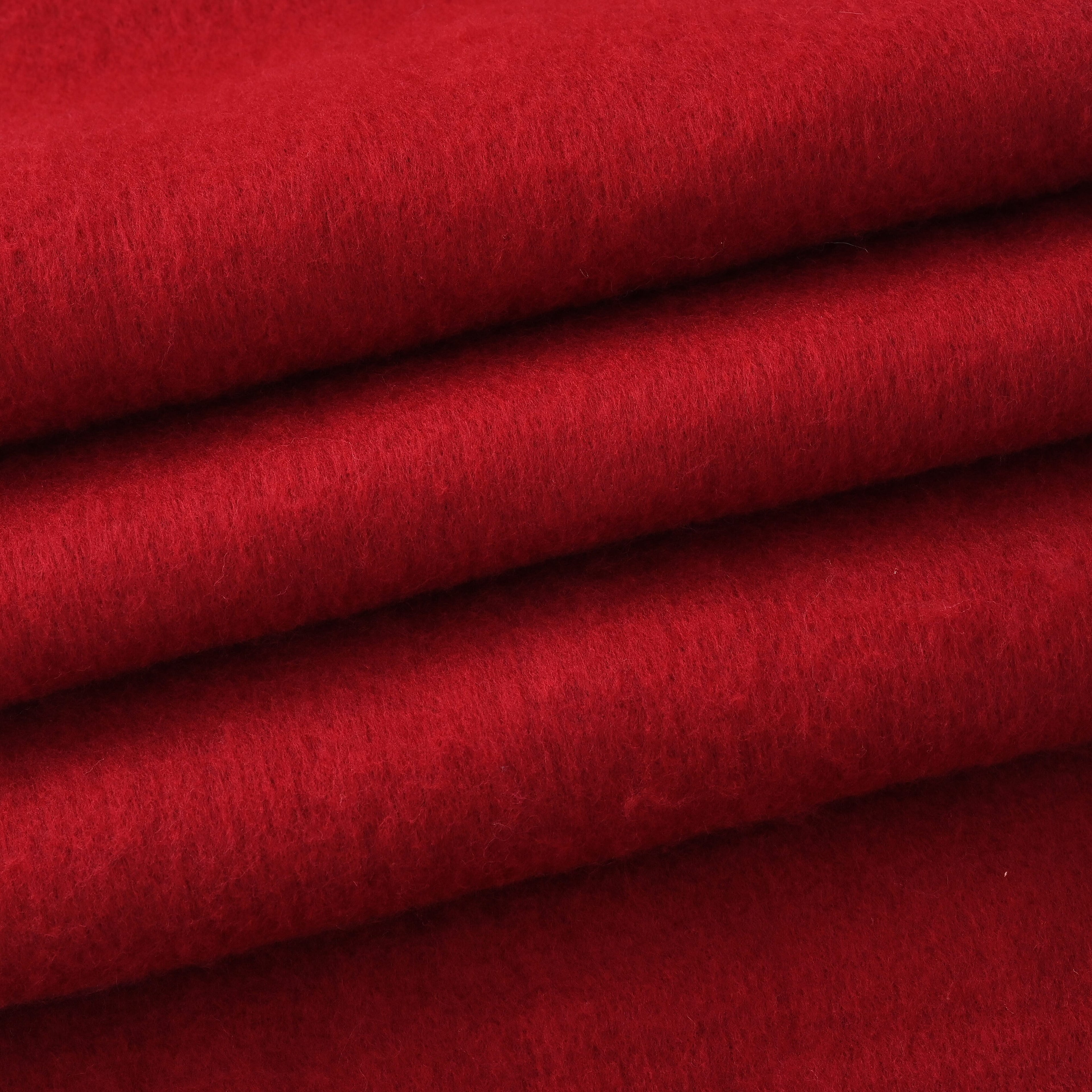 Styled By Soft Scarf with Fringes (180 x 35 Cm) - Red