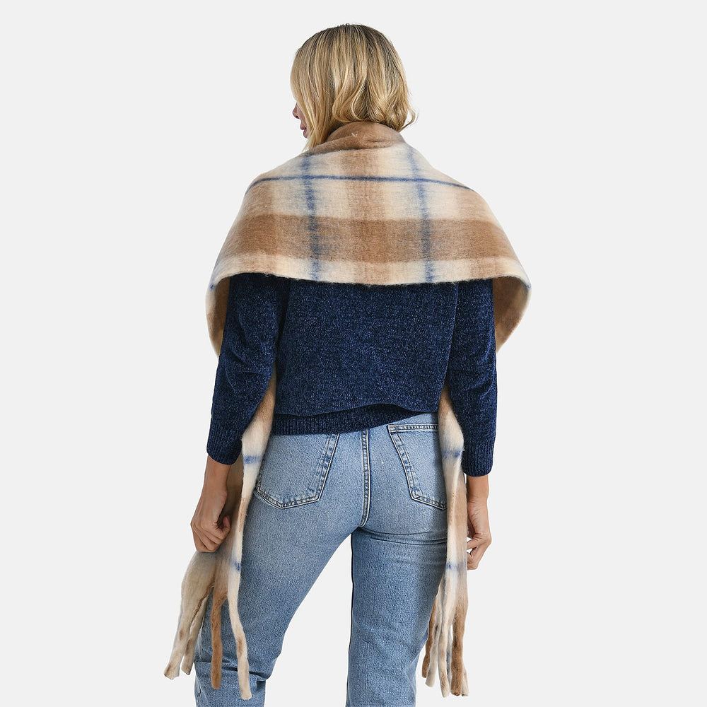 Styled By Printed Scarf (Size - One Size) - Yellow