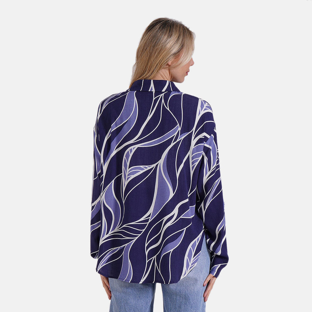 Styled By Shirt (Size - S-M) - Blue & White