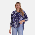 Styled By Shirt (Size - S-M) - Blue & White