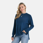 Styled By Cashmere feel Super Soft Jumper (One Size 8 to 20) - Blue