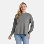 Styled By Cashmere feel Super Soft Jumper (One Size 8 to 20 ) - Grey