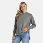 Styled By Cashmere feel Super Soft Jumper (One Size 8 to 20 ) - Grey