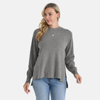 Styled By Cashmere feel Super Soft Jumper (One Size 8 to 20 ) - Grey