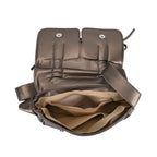Stylish Bowknot Design Crossbody Bag (Size 27x8x12 cm) - Gunmetal