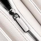 Stylish Off White Rectangular Crossbody Bag with Top Handle