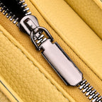 Stylish Yellow Rectangular Crossbody Bag with Top Handle