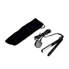 Stylocks 2-in-1 Mini Hair Straightener (100-240V, 360 Swivel Power Cord ) - Black
